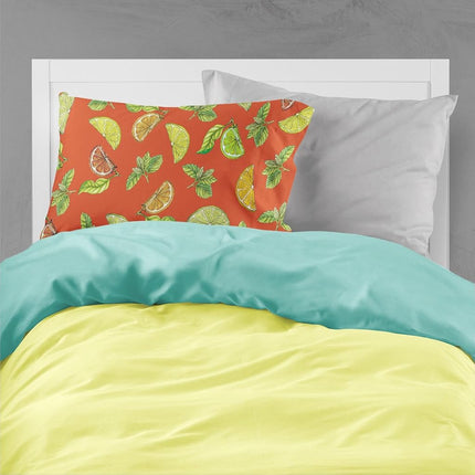 Caroline's Treasures Lemons, Limes and Oranges Pillowcase, Multicolor, Standard