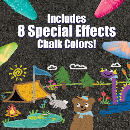 Crayola 51-2064 Washable Sidewalk Chalk, Multi-Colour