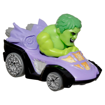Coche de juguete Hot Wheels RacerVerse, vehículo con conductor de personaje, optimizado para el rendimiento en pista (los estilos pueden variar), HRT89