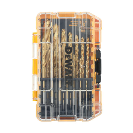 DEWALT (DW1361) Titanium Nitride Coated Drill Bit Set Pilot Tip 21 Piece