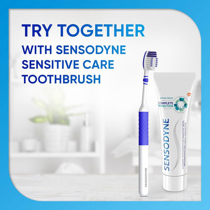 Sensodyne Complete Protection Sensitivity Toothpaste for Sensitive Teeth, Extra Fresh, 100mls (Pack of 2)
