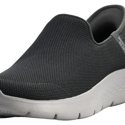Skechers Men's Gowalk Flex Hands Free Slip-ins Athletic Slip-on Casual Walking Shoes Sneaker, Dark Gray, 9 UK X-Wide