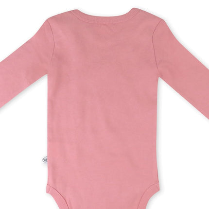 HonestBaby Multipack Long Sleeve Bodysuits One-Piece 100% Organic Cotton for Infant Baby Boys, Girls, Unisex, 3-Pack Ombre Pink Rose, 3-pack Ombre Pink Rose, 3-6 Months