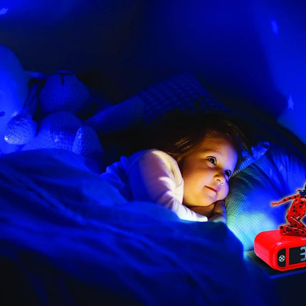 LEXIBOOK, Miraculous Nightlight Alarm Clock, RL800MI