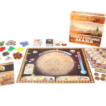 Stronghold Games , Terraforming Mars , Board Game , Ages 14+ , 1-5 Players , 90 - 120 Minute Playing Time