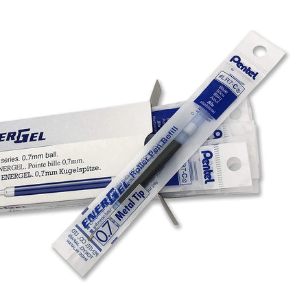 Pentel LR7-C Refillable Cartridge for EnerGel-Pens 0.7 mm, Pack of 12 Blue