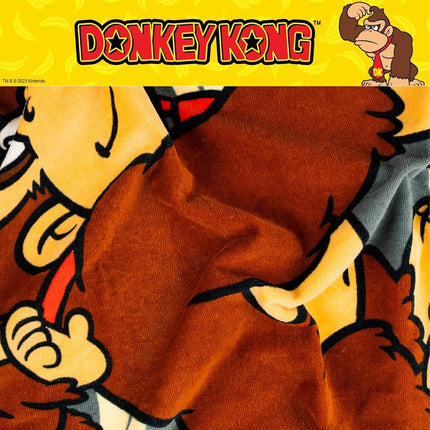 Franco Collectibles Nintendo Donkey Kong Gaming Soft Cotton Bath/Pool/Beach Towel, 60 in x 30 in, (100% Officially Licensed Product)