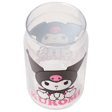 Silver Buffalo Sanrio Hello Kitty and Kuromi, 2 Pack Glass Tumbler, 16oz