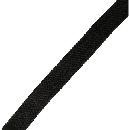 Perry Ellis mens1P86102Woven Stretch Leather-trim Belt Belt - Black - S