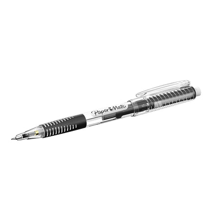 Portaminas Paper Mate Clearpoint resistentes a la rotura, mina HB #2 (0.7 mm), 2 lápices (azul oscuro y verde oscuro), 1 juego de minas de repuesto, 2 borradores
