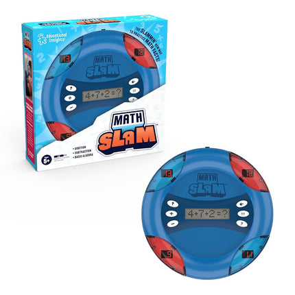 Jeu de maths numérique Math Slam d'Educational Insights, jeu de maths électronique portable pour enfants, 5 ans et plus