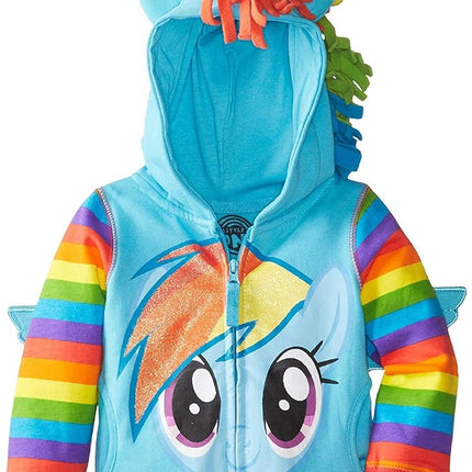 My Little Pony Girls' Little Rainbow Dash Blue Mul