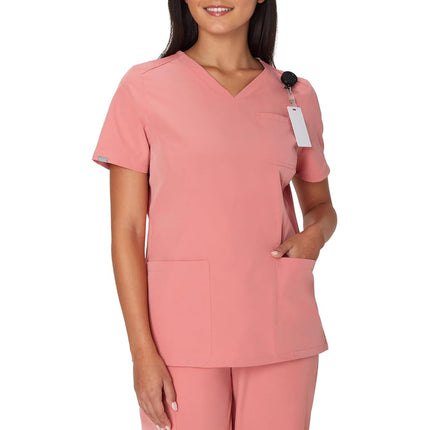 Hanes Women's Scrubs Healthcare Top, Moisture-Wick