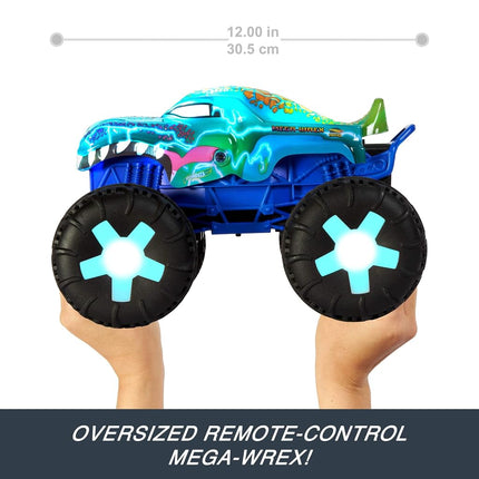 Hot Wheels Monster Trucks Mega-Wrex Alive RC, Remote-Control Toy