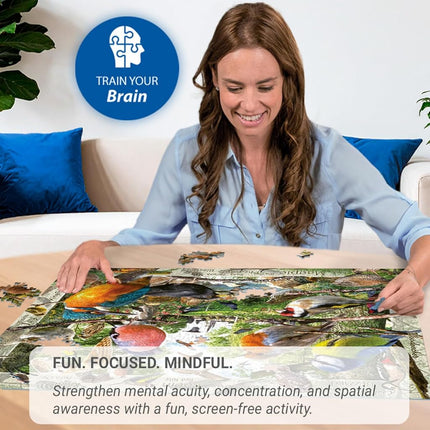 Ravensburger Our Feathered Friends 1000 Piece Jigsaw Puzzle for Adults, Garden Birds Design, Ages 12 Years and Up
