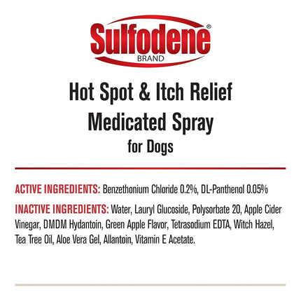 Sulfodene Medicated Hot Spot & Itch Relief Spray for Dogs, 8 oz