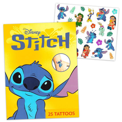 Disney Lilo and Stitch Pens Set - Stitch Party Supplies Bundle 6 Pack Pens with Stitch Temporary Tattoos for Kids Adults (Lilo and Stitch Party Favors)