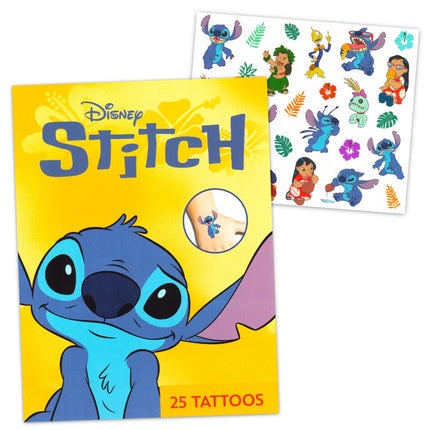 Disney Lilo and Stitch Pens Set - Stitch Party Supplies Bundle 6 Pack Pens with Stitch Temporary Tattoos for Kids Adults (Lilo and Stitch Party Favors)