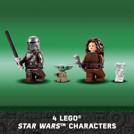 LEGO Star Wars: Le Livre de Boba Fett Le Chasseur N-1 du Mandalorien 75325 – Kit de construction ; jouet amusant à construire pour les enfants créatifs de 9 ans et plus, incluant 4 personnages populaires (412 pièces)