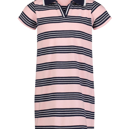 Nautica Girls' Short Sleeve Knit Pique Polo Dress,