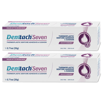 Denttach Seven Denture Adhesive, Thermoplastic Den