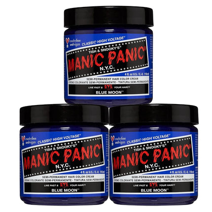 MANIC PANIC Classic Blue Moon Semi Permanent Hair 