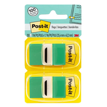 Post-it Flags Value Pack, Green, 1-Inch Wide, 50/D