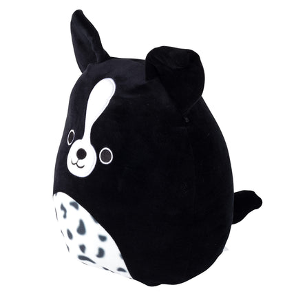 Squishmallows Monty le chiot Border Collie de Pâques 25 cm - Peluche officielle Jazwares - Peluche douce et moelleuse à collectionner, à ajouter à votre collection, cadeau