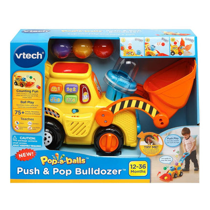 VTech Pop-a-Balls Push & Pop Bulldozer