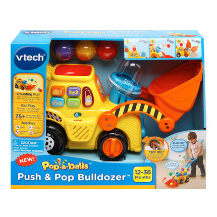 Excavadora Empuja y Pop de VTech Pop-a-Balls