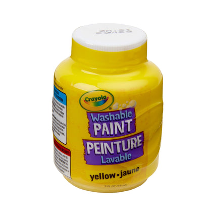 Pintura lavable Crayola®, 2 oz, amarilla