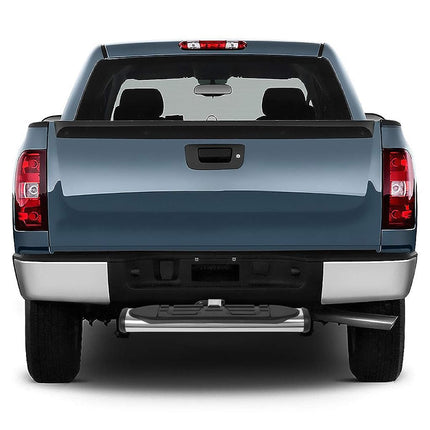 DNA MOTORING Universal Trailer Truck Towing Heavy Duty 26in Hitch Step Bar for 2” Receivers, Rear Bumper Protector for Vehicle, Pickup, car, PT-ZTL-8103-BK