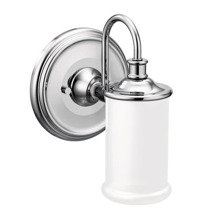 Moen YB6461CH Lámpara de baño de globo individual Belfield, cromo