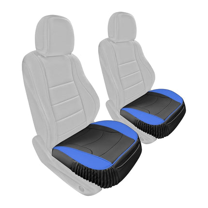 FH Group PU Leather Car Seat Cushion - Durable Blu
