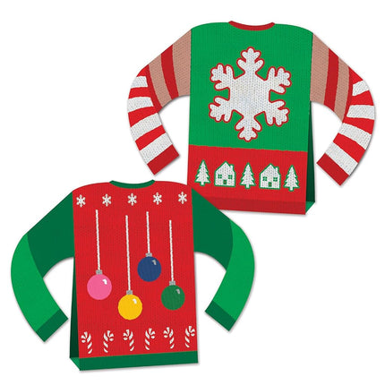 3-D Ugly Sweater Centrepiece