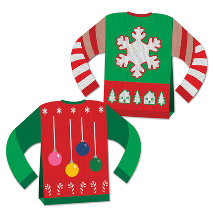 3-D Ugly Sweater Centrepiece
