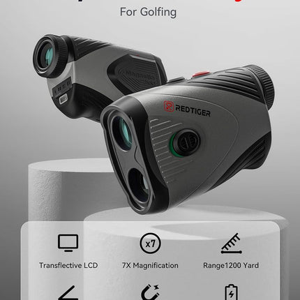 REDTIGER 1200 Yards Range Finder Golf with Slope, 7X Magnification