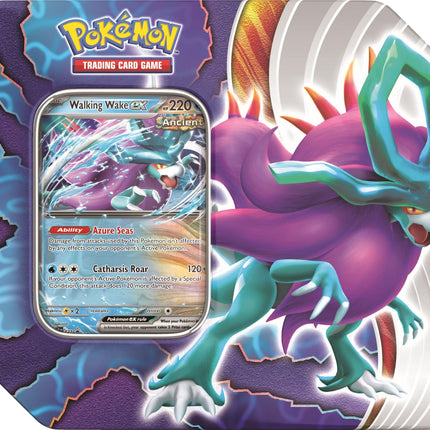 POKEMON TCG: PARADOX CLASH TIN: IRON LEAVES EX OR 