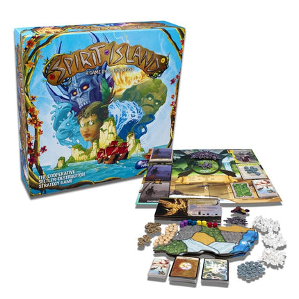 Greater Than Games | Spirit Island | Board Game | 1 - 4 Players | Ages 14+ | 90 - 120 Minutes Playing Time