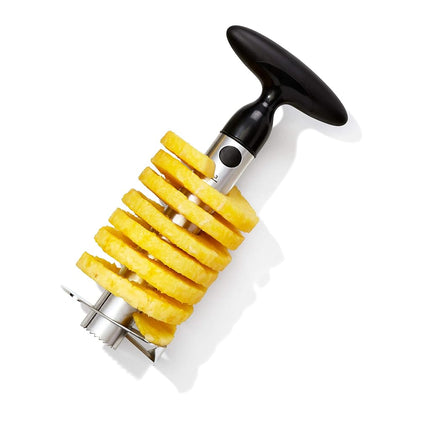 OXO Good Grips Stainless Steel Pineapple Corer & Slicer 10.25x3.5x2.285 inches Silver/Black
