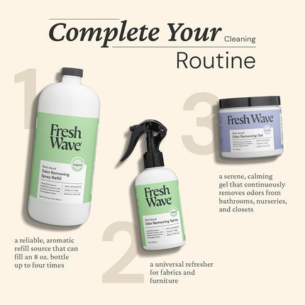 Fresh Wave – Désodorisant en aérosol et recharge de désodorisant, 946 ml