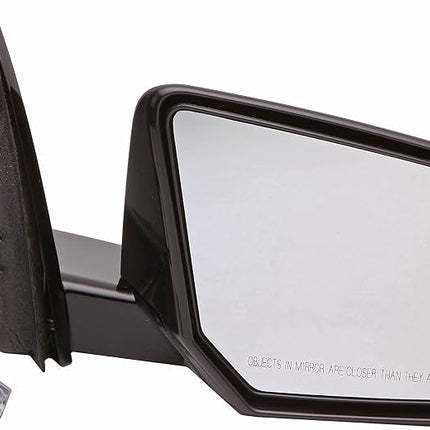 Dorman 955-1884 Passenger Side Power Door Mirror - Heated/Folding with Signal for Select GMC/Saturn Models, Black