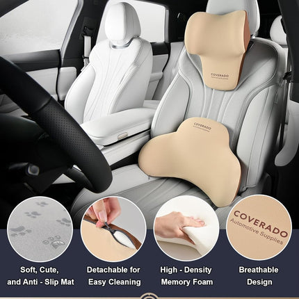Coverado Lumbar Support Pillow for Car,