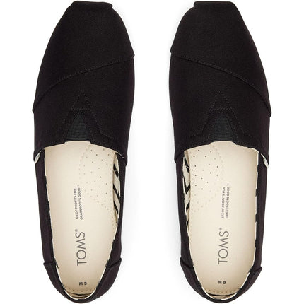 TOMS Alpargata Canvas Shoes - Stylish & Comfortable Footwear with Elastic Gore & Flexible Outsole