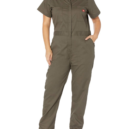 Dickies Women's Plus Size Flex Short Sleeve Covera
