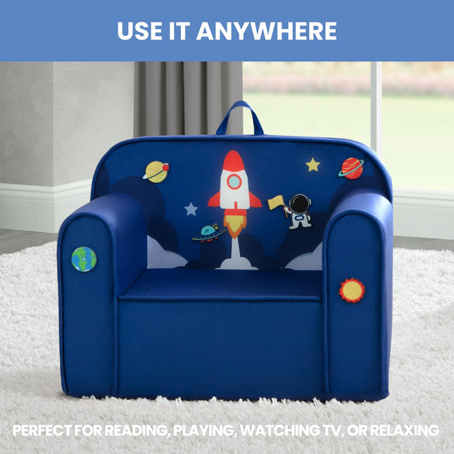 Delta Children Canvas Mix and Match Cozee Chair with Space