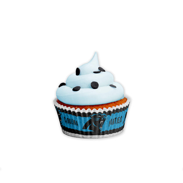 NFL Carolina Panthers Baking Cupslarge, Team Colors, One Size