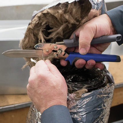 HVAC Tool, Wire Cutters and Fiberglass, Fiber Board and Flexible Duct Cutters in One Klein Tools 89554