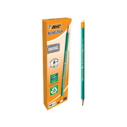 BIC Ecolutions Evolution 655 HB Pencil with Eraser