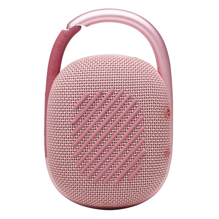 JBL Clip 4 Mini Portable Bluetooth Speaker with Big Sound and Expressive Bass, Built-in Carabiner for Home, Outdoor, Travel (Pink)